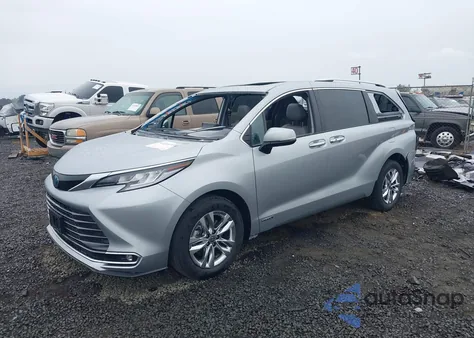 2021 Toyota Sienna Limited from USA, damaged, VIN 5TDZSKFC4MS013898